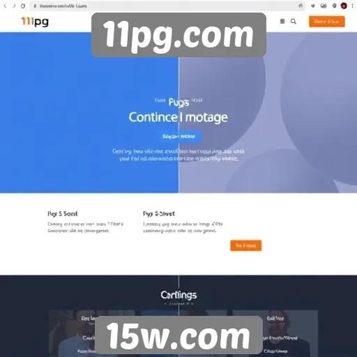 Evolução do design do site 11pg.com